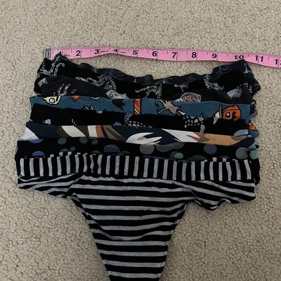 MeUndies UltraModal FeelFree thong bundle of 8, washed not used, fun pattern, xs - Picture 3 of 11